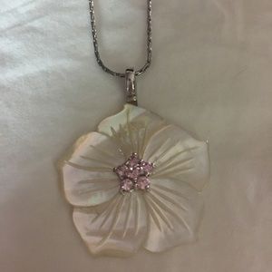 Cookie lee flower pendant necklace